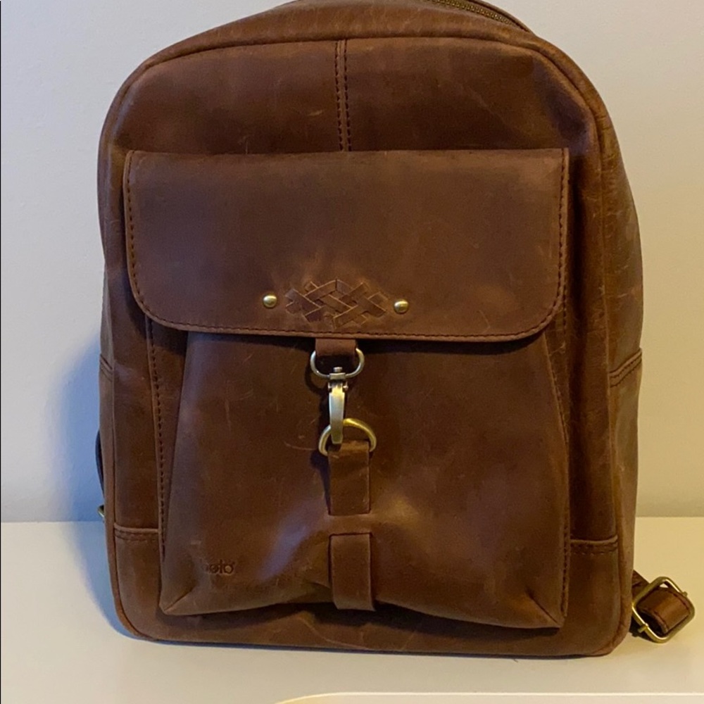 Bolo Leather backpack